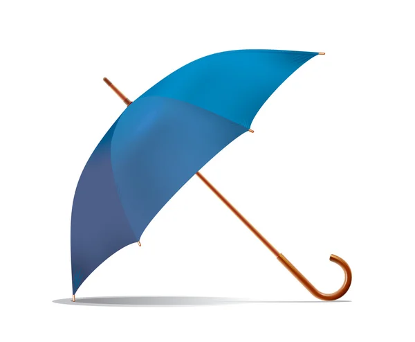 파란 우산입니다. 일러스트 레이 션 — 스톡 사진