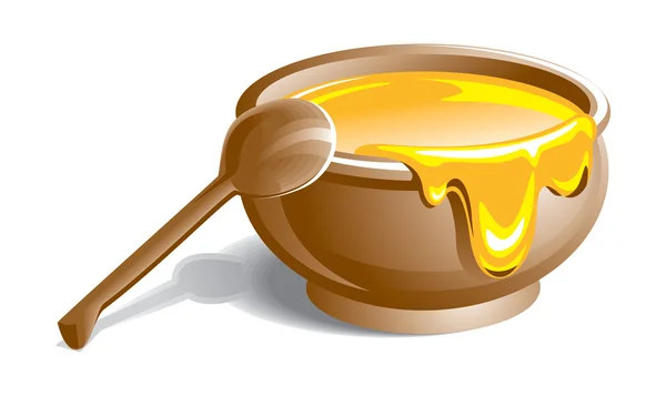 Banheira de mel — Fotografia de Stock