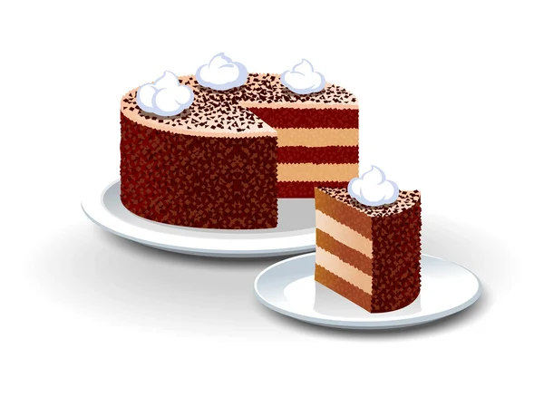 stock image Sweet cake illustration