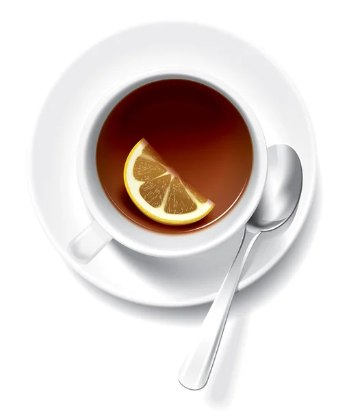 Composición del té ilustración —  Fotos de Stock
