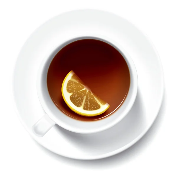 Te med limon — Stockfoto