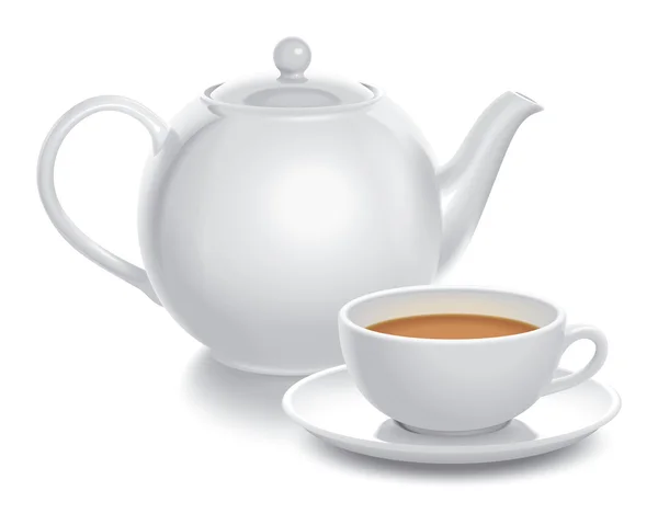 お茶の構成図 — ストック写真