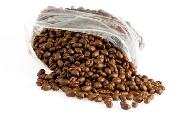 Гора зерна кофе — стоковое фото