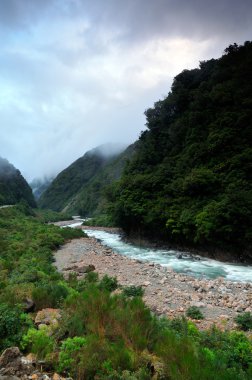 otira Nehri, otira Vadisi, arthur's pass Ulusal Parkı, yeni zealan