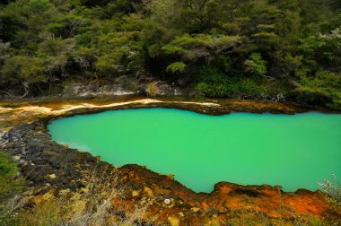 Mermer Teras, volkanik waimangu Vadisi, rotorua, Yeni Zelanda