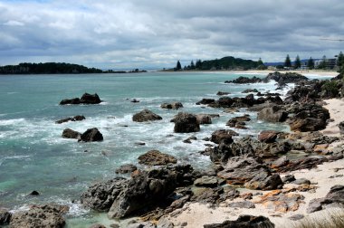 Coastal walk at Manganui, Bay of Plenty, New Zealand clipart