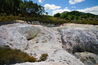 Wai-o-tapu termal harikalar, rotorua, Yeni Zelanda