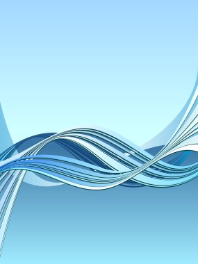 Marine waves clipart