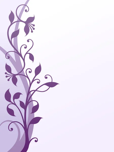 Violet flowers — Stock Vector