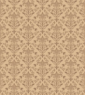 Seamless floral texture clipart