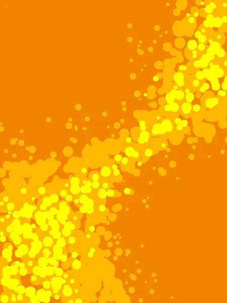 Fond cercles orange — Image vectorielle