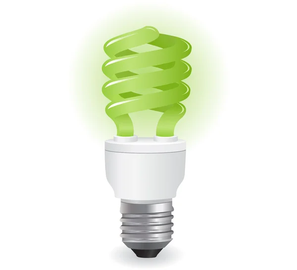 Οικολογική lightbulbs εικονίδιο — Διανυσματικό Αρχείο