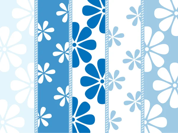 Modèle floral vectoriel avec un style champêtre — Image vectorielle