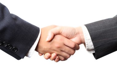 Business handshake clipart