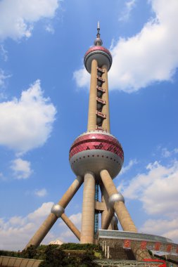 Oriental pearl tower clipart