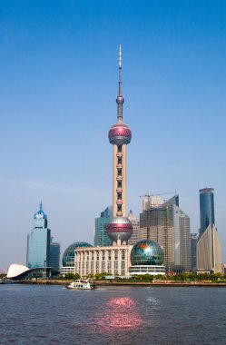 Oriental pearl tower clipart