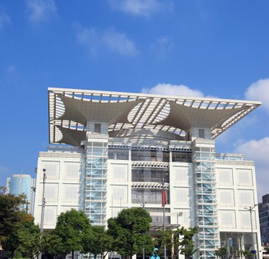 Shanghai urban planning exhibition center clipart