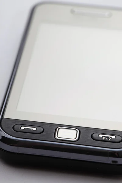 Vista de primer plano del teléfono celular — Foto de Stock