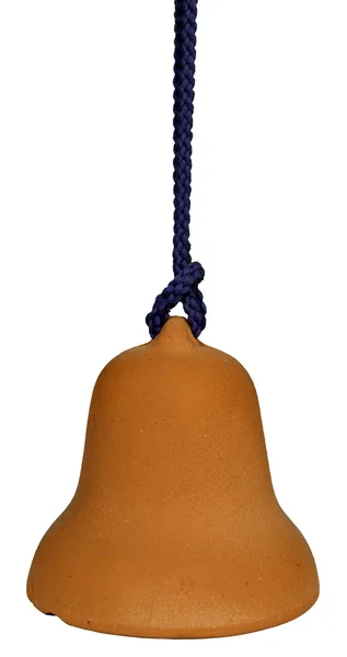 Clay hand bell — Stock Photo, Image