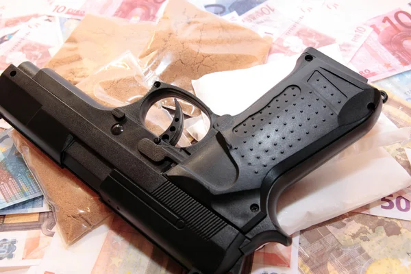 Kábító gun bűnözés — Stock Fotó