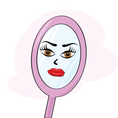 Beauty mirror clipart