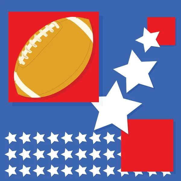 Американский футбольный фон — стоковый вектор