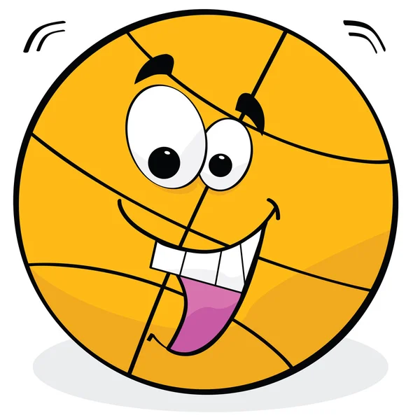 Basket-ball dessin animé — Image vectorielle