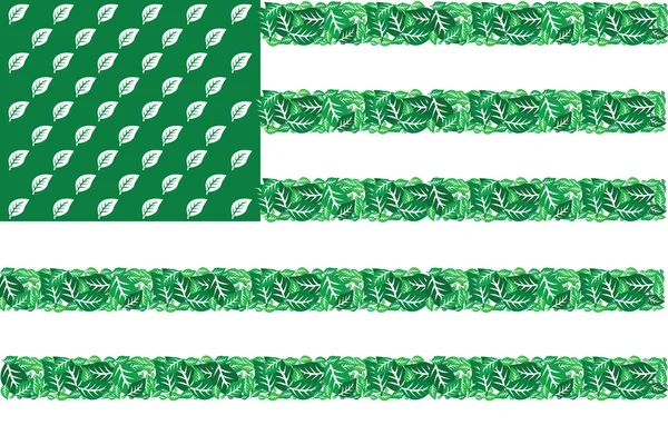 Зелений США — стоковий вектор