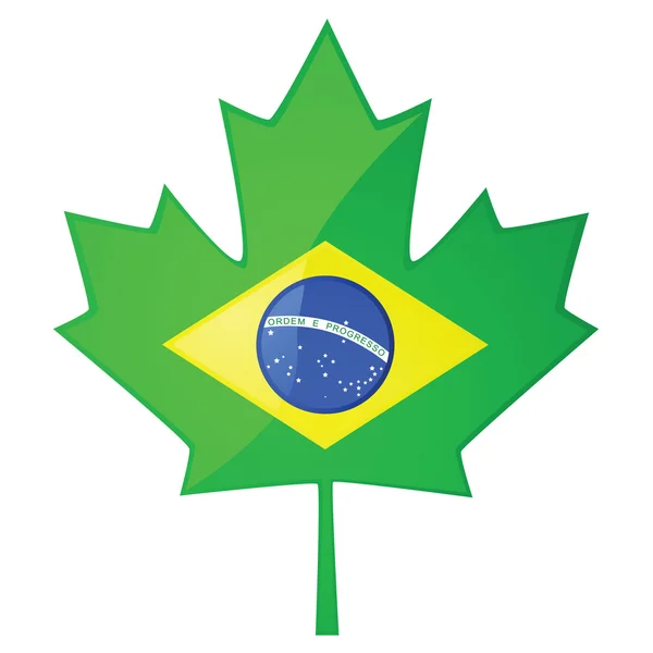 Brasilianisches Kanada — Stockvektor