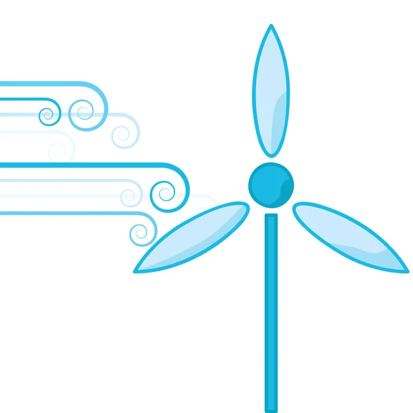 Énergie éolienne — Image vectorielle