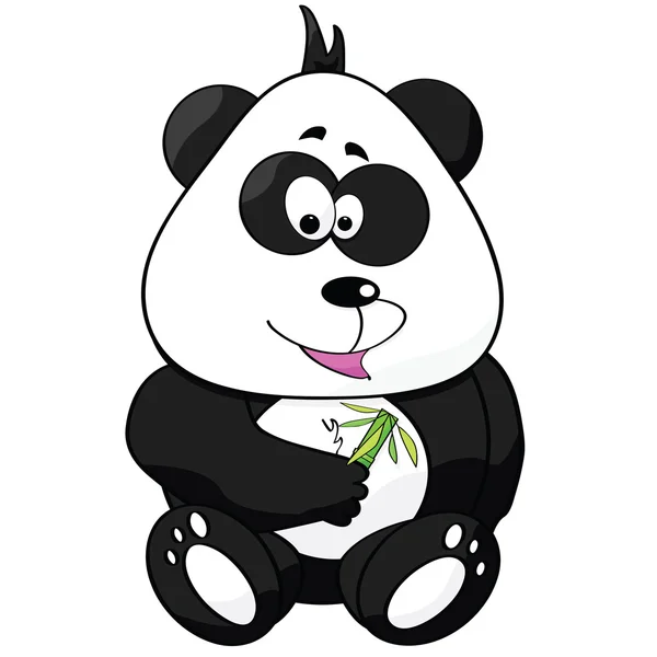 stock vector Cartoon panda