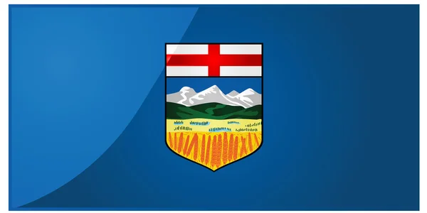 Bandiera di Alberta — Vettoriale Stock