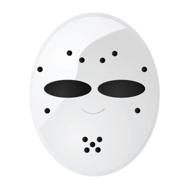 Hockey mask clipart