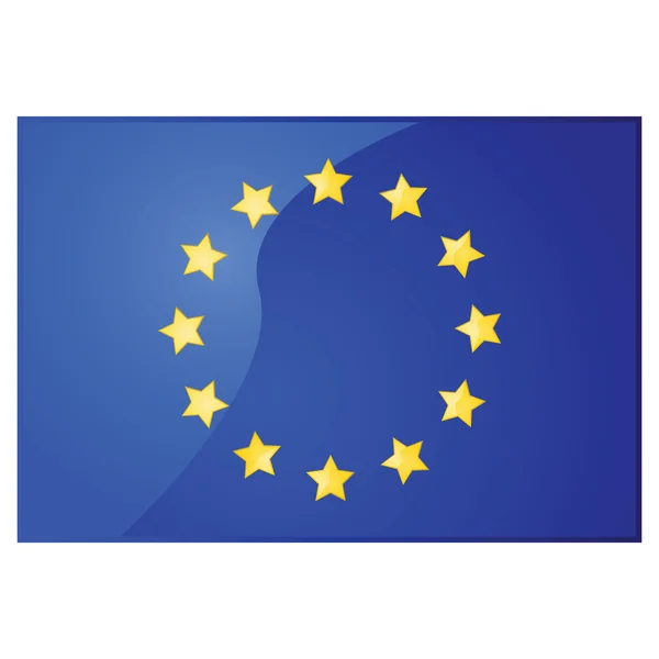 Flagge der Europäischen Union — Stockvektor