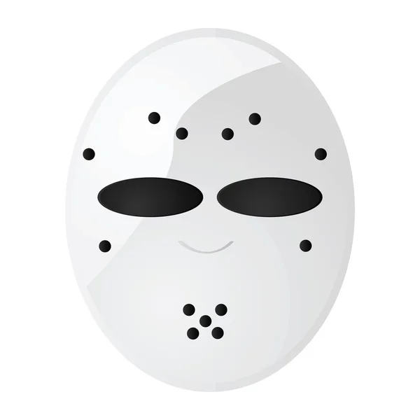 Maschera da hockey — Vettoriale Stock