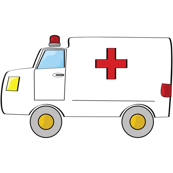 Ambulancia — Vector de stock