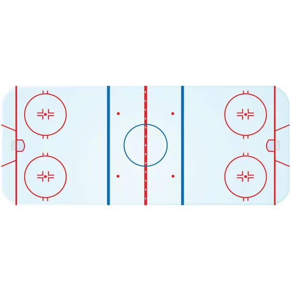 Patinoire de hockey — Image vectorielle