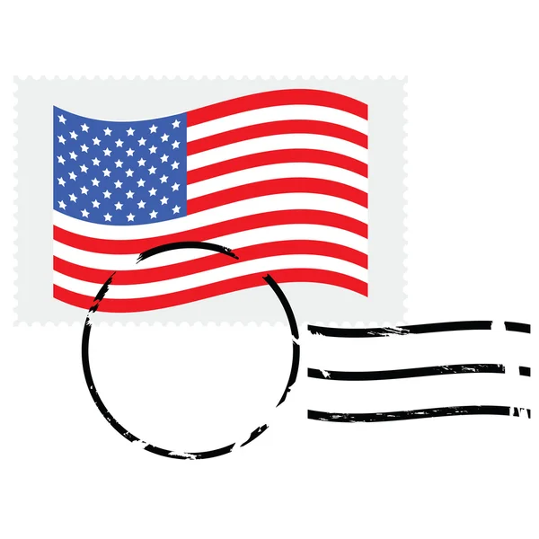 アメリカ合衆国切手 — ストックベクタ