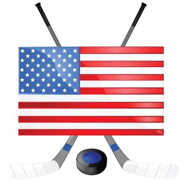 Hockey américain — Image vectorielle