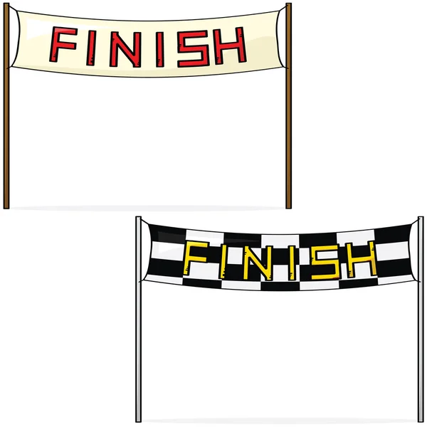 race finish line cartoon