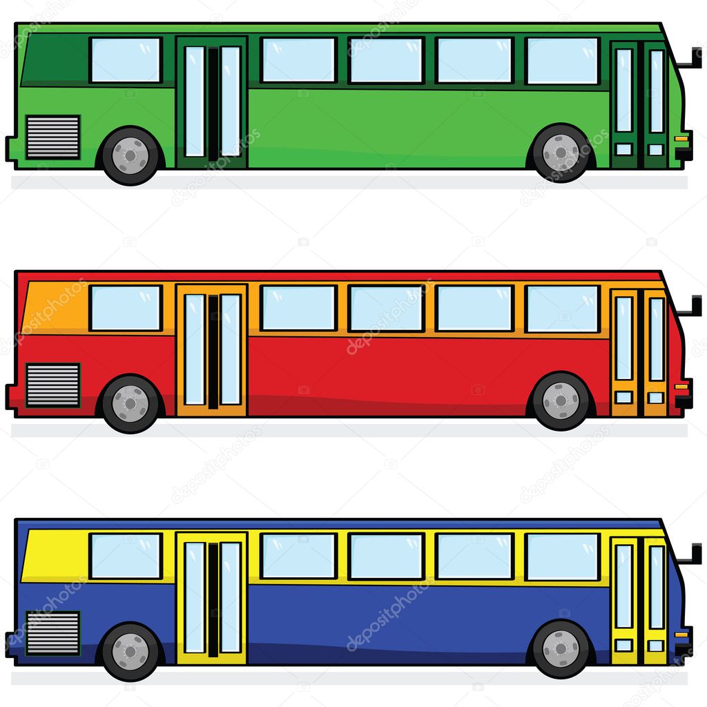 Buses — Stock Vector © bruno1998 #3869429