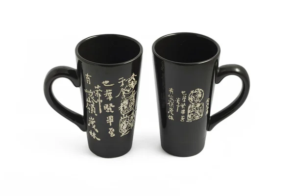 Due tazze cinesi per il tè — Foto Stock