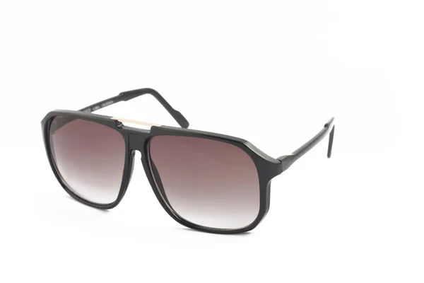 Braune Sonnenbrille auf weißem Hintergrund — Stockfoto
