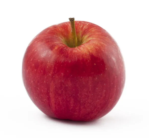 Manzana de frescura roja sobre fondo blanco — Foto de Stock