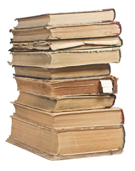 Vecchi libri in una pila — Foto Stock