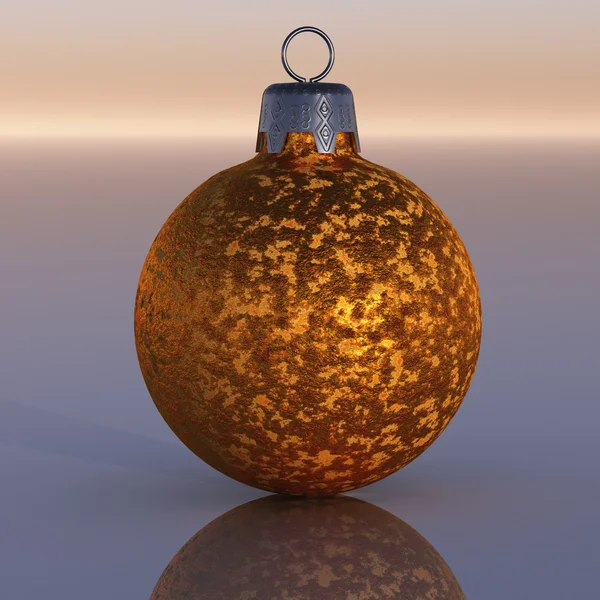 stock image Gold Christmas Ornament