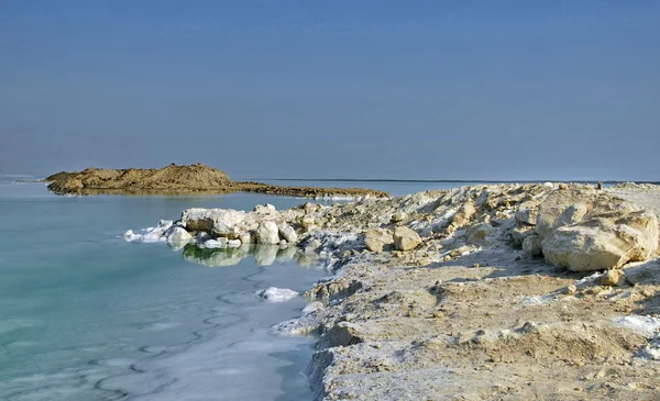 Ölü Deniz tuzlu beach