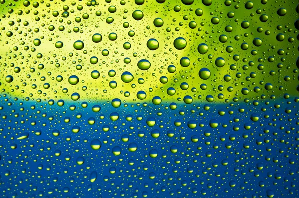 Muchas gotas de agua — Foto de Stock