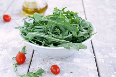 Arugula salad clipart