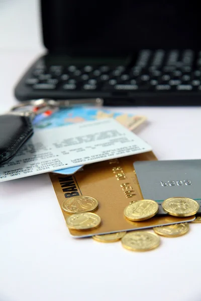 Arany hitelkártya — Stock Fotó